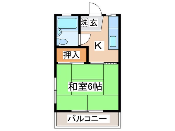 ＴＲハイツ小川の物件間取画像